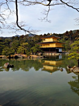 Le Kinkaku-ji - pavillon d'or, Kyoto basic-mars-2014