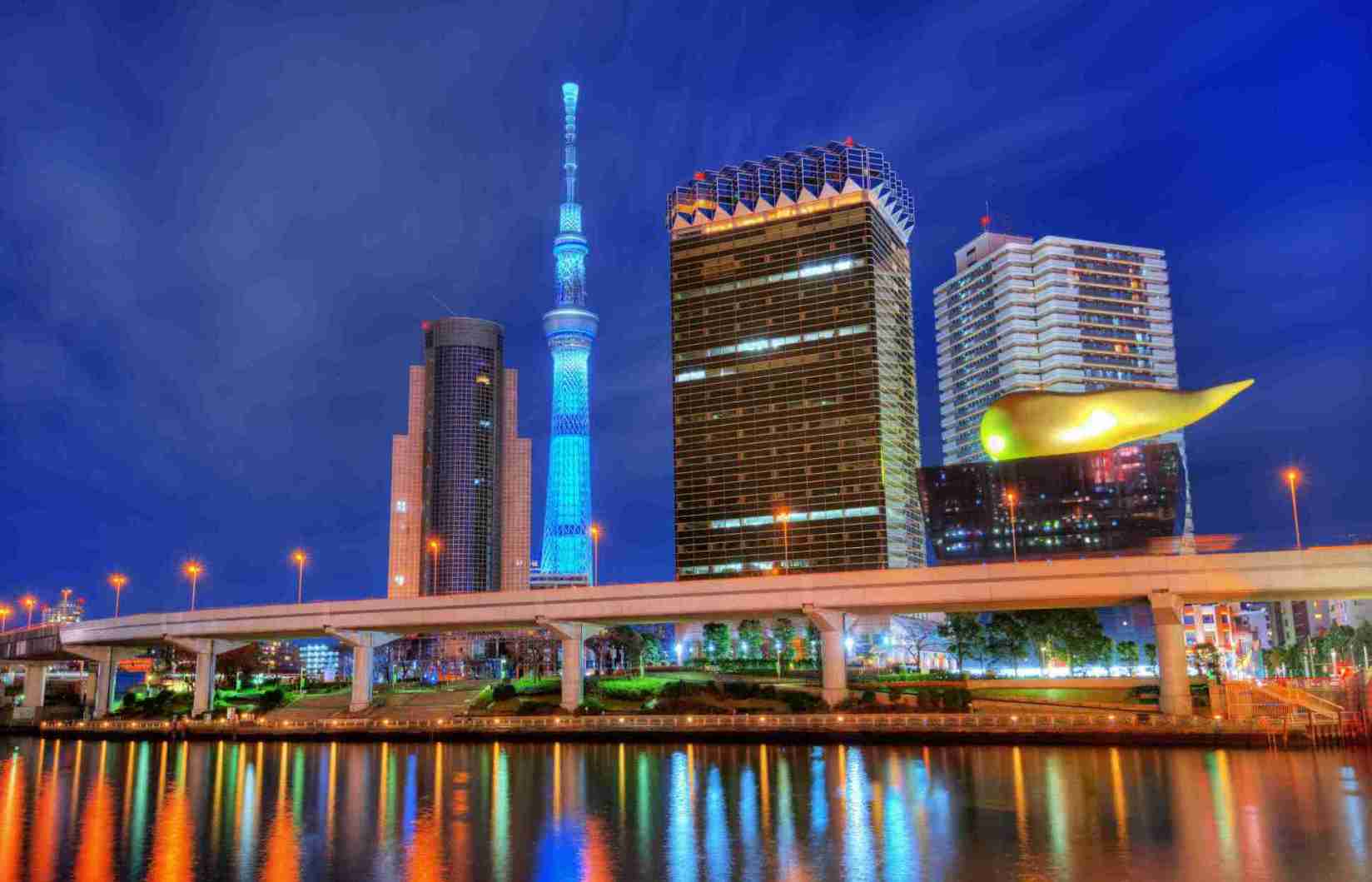 Bâtiments emblématiques et skyline à Asakusa, Kyoto