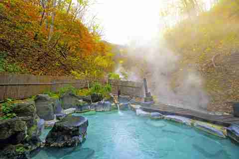 Onsen traditionnel au Japon