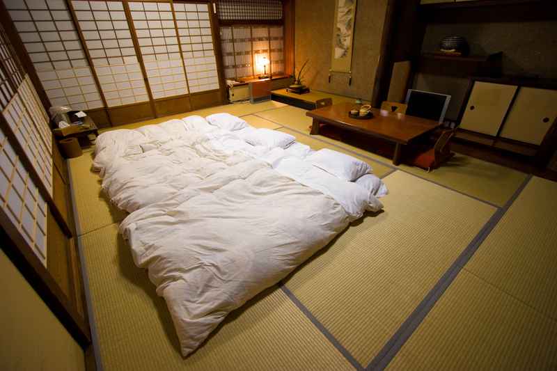 Chambre traditionnelle japonaise dans un ryokan