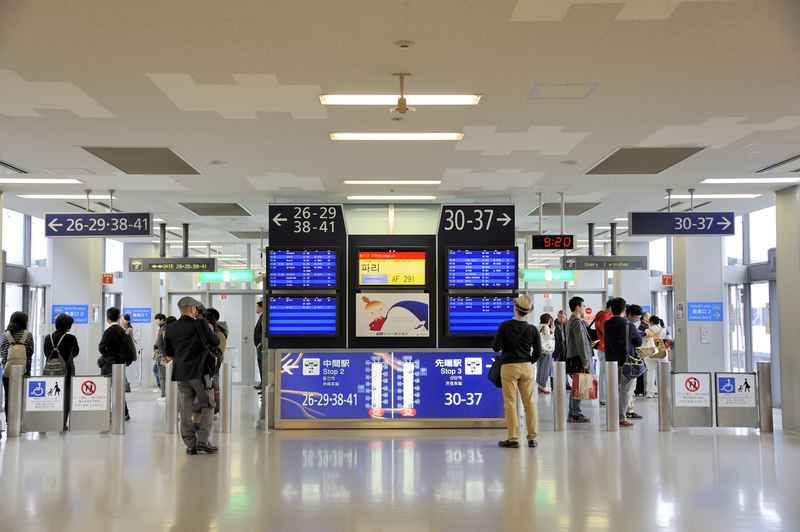 Aéroport international du Kansai sur île artificielle