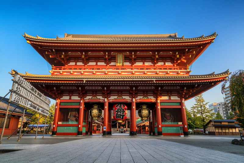 Temple Sensō-ji à Asakusa Tokyo