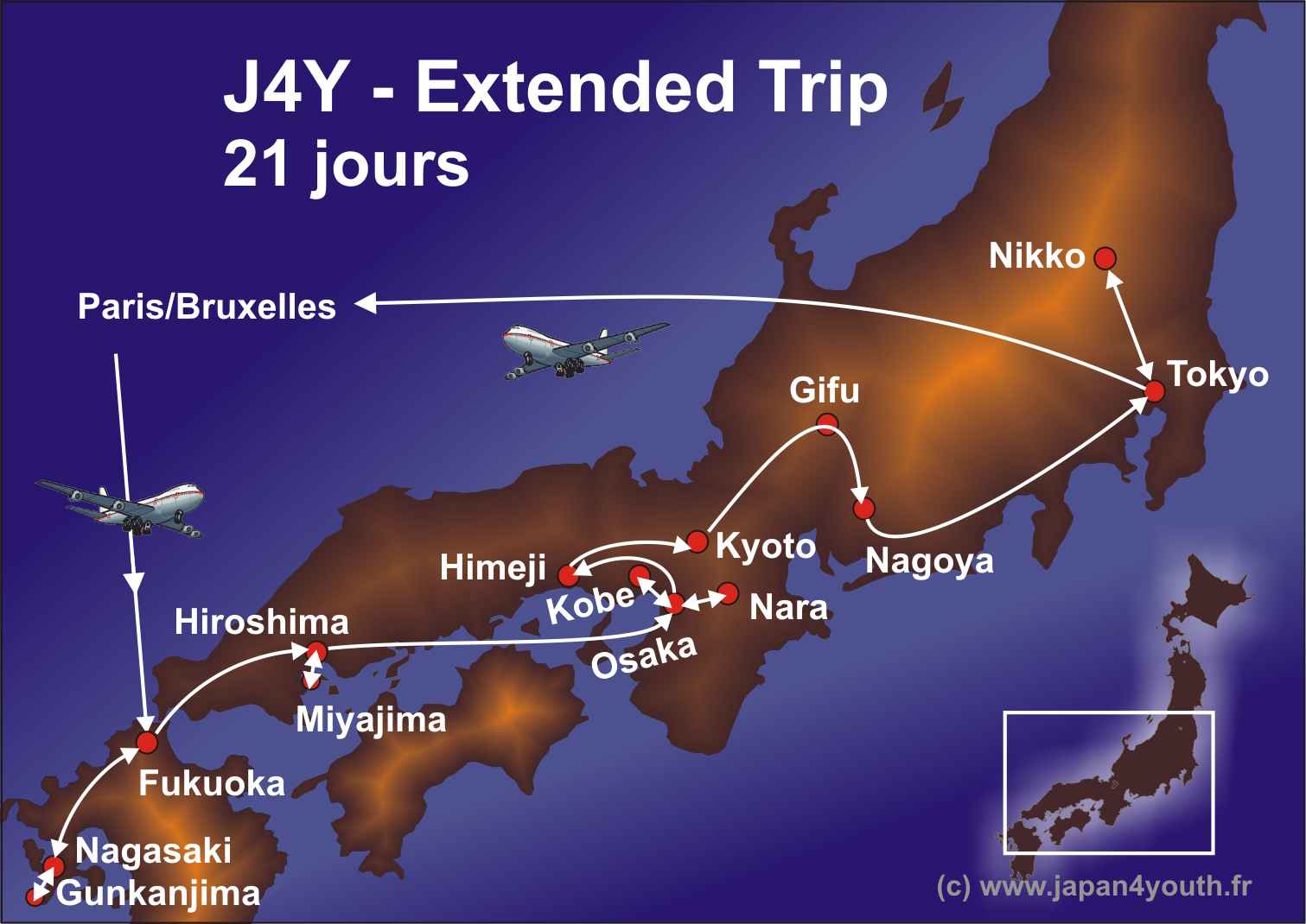 Japan4Youth extended trip 21 Tage