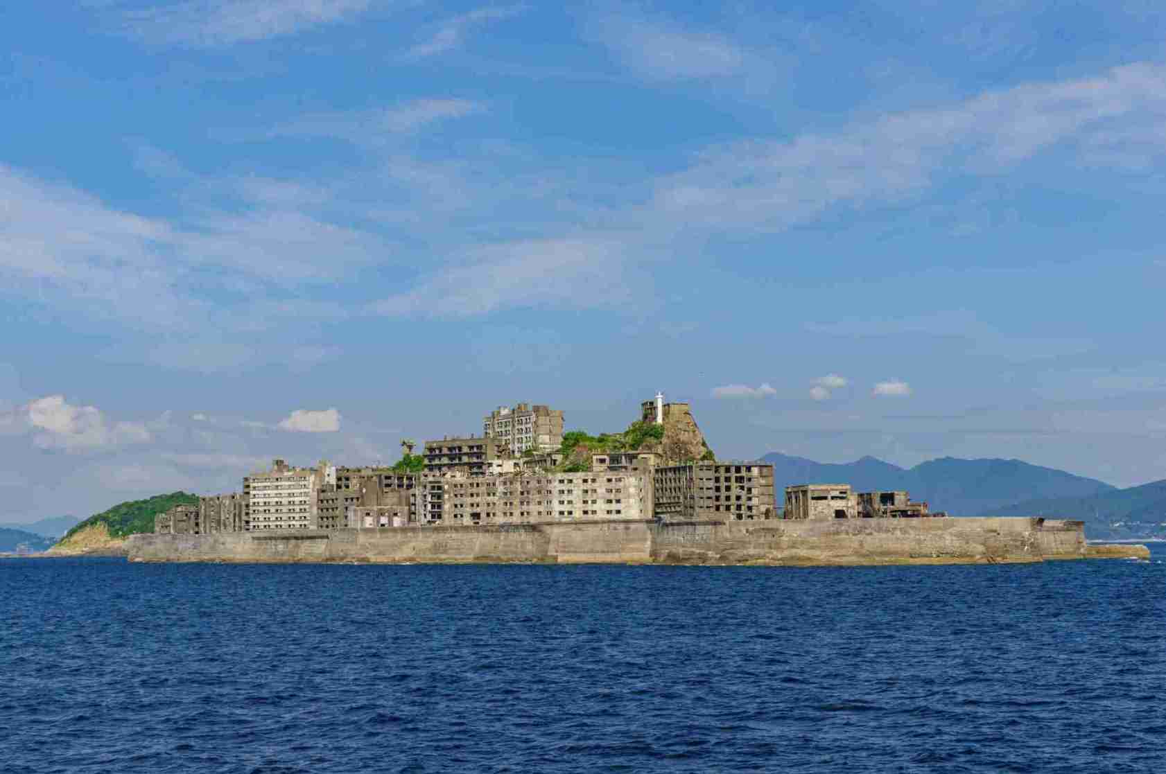 Île abandonnée Hashima Gunkanjima près de Nagasaki